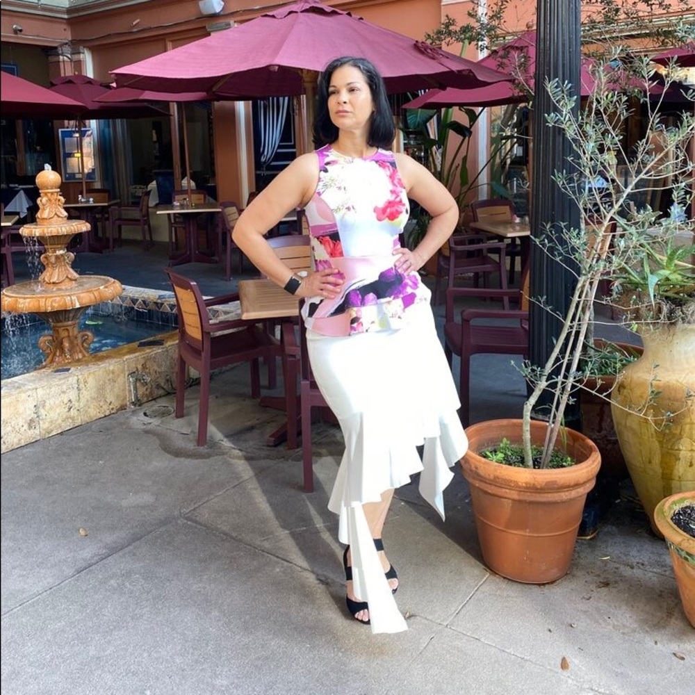 Solid knit mermaid skirt  Plus Size
